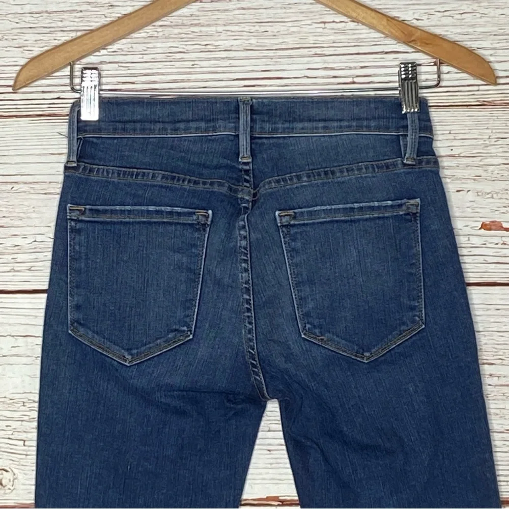 Frame Denim Le High Skinny de Jeanne Jeans in Woodbine Sz 24 - Picture 7 of 15